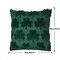 St Patricks Day Pillow Covers 18x18 Set of 2, Green Shamrock Plush Pillow Cases for Living Room Sofa Cushion Outdoor Indoor Holiday Home Decor